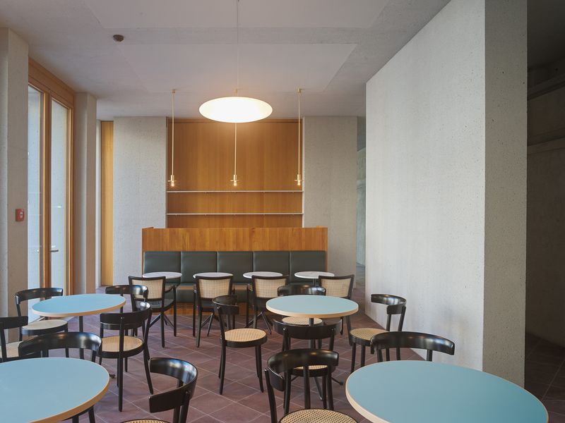 Umbau und Erweiterung Staatsgebäude Chur – Cafeteria UG – Adrian Scheidegger / Alexander Jaquemet